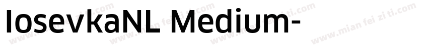 IosevkaNL Medium字体转换